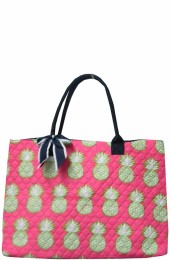 Large Quilted Tote Bag-PIL3907/NV